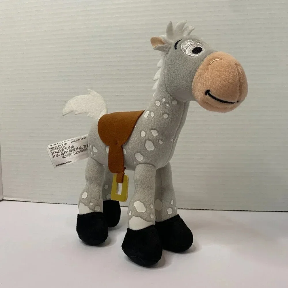 Disney Parks Bullseye Gray Horse #8 Plush Soft Toy Stuffed Animal 9